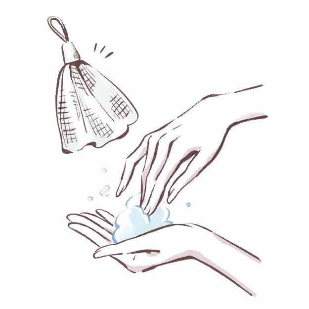 よく泡立てます